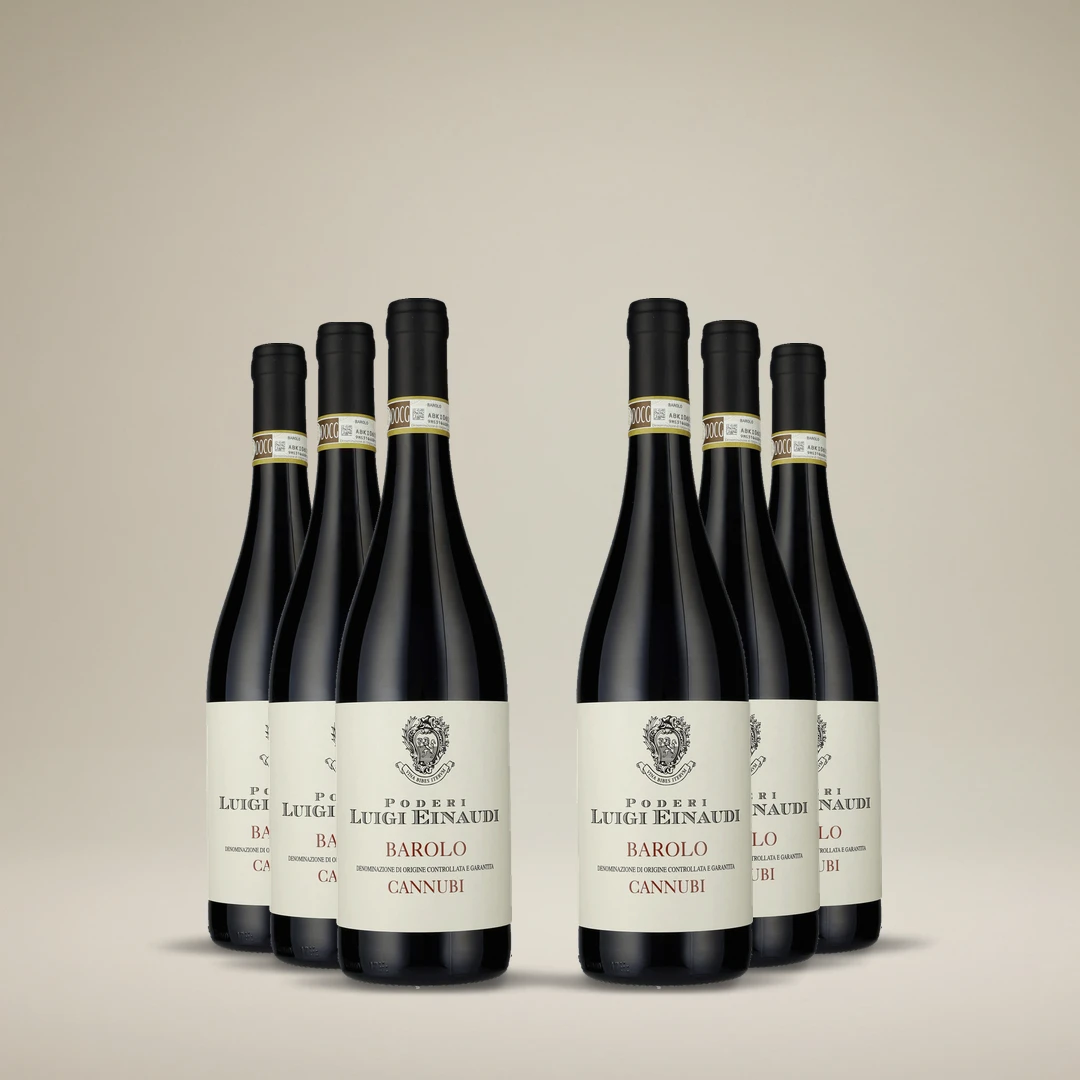 2020 Barolo Cannubi Luigi Einaudi, 6-pack (6 flaskor — 833 kr/flaska)