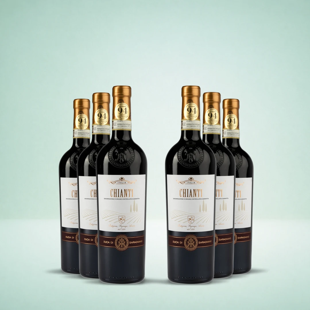 Duca di Saragnano, Chianti DOCG, 6-pack (6 flaskor — 117 kr/flaska)